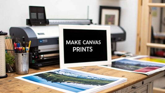 How to Make Canvas Prints From Scratch