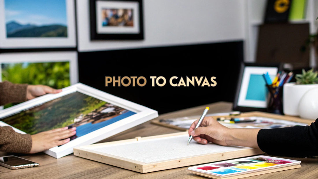 Transfer Photos to Canvas The Easy Way