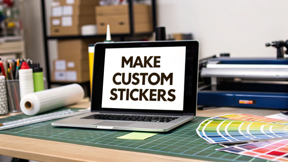 How to Make Custom Stickers From Scratch