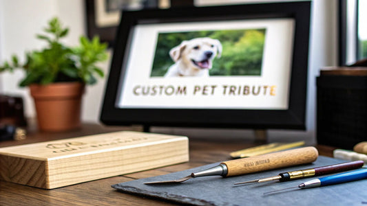 Creating Custom Pet Memorial Gifts